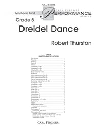 Dreidel Dance band score cover
